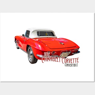 1962 Chevrolet Corvette Convertible Posters and Art